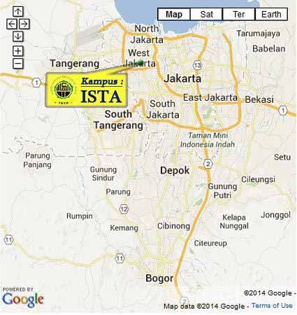 Peta Lokasi ISTA Jakarta M Al Kamal Ak